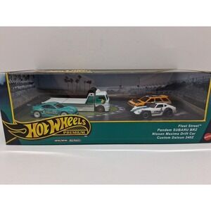 Hot Wheels Premium Diorama Fleet Street SUBARU BRZ Nissan Maxima Datsun